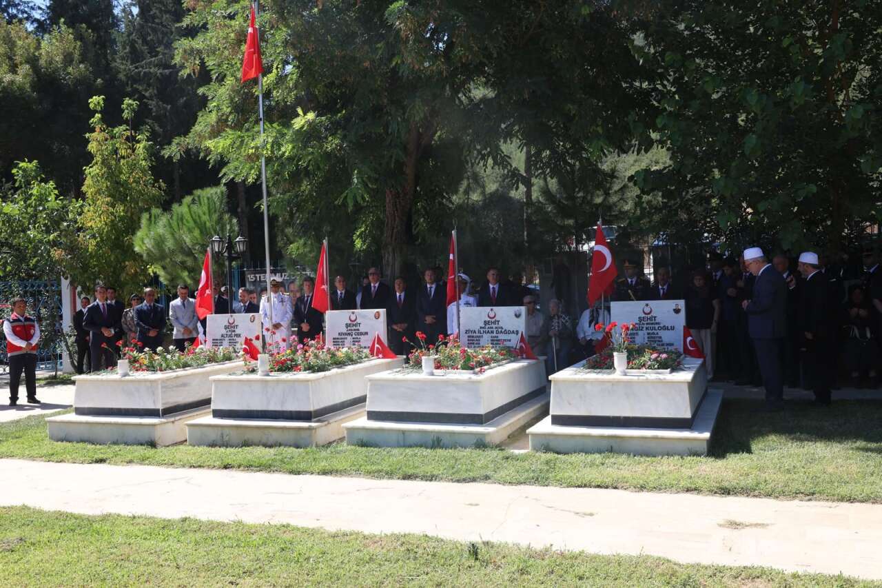 Muğla’da 30 Ağustos’un 104. Yılında Şehitler Dualarla Anıldı 1